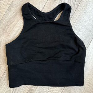 Black Free People Movement Keyhole Sports Bra Xs